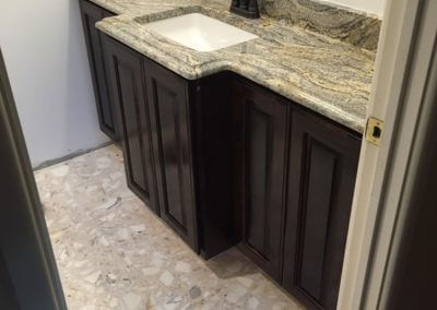 Wood Vanity Cabinet Remodel PRoject