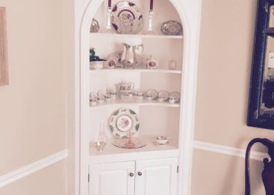 custom wood working hutch